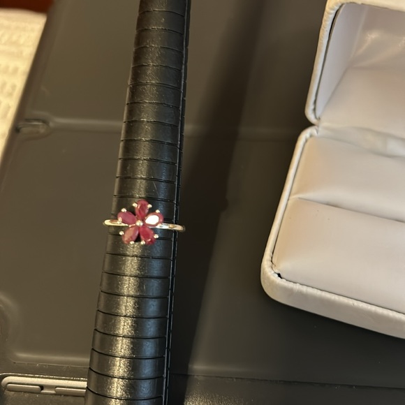 925 ruby ring - Picture 4 of 7